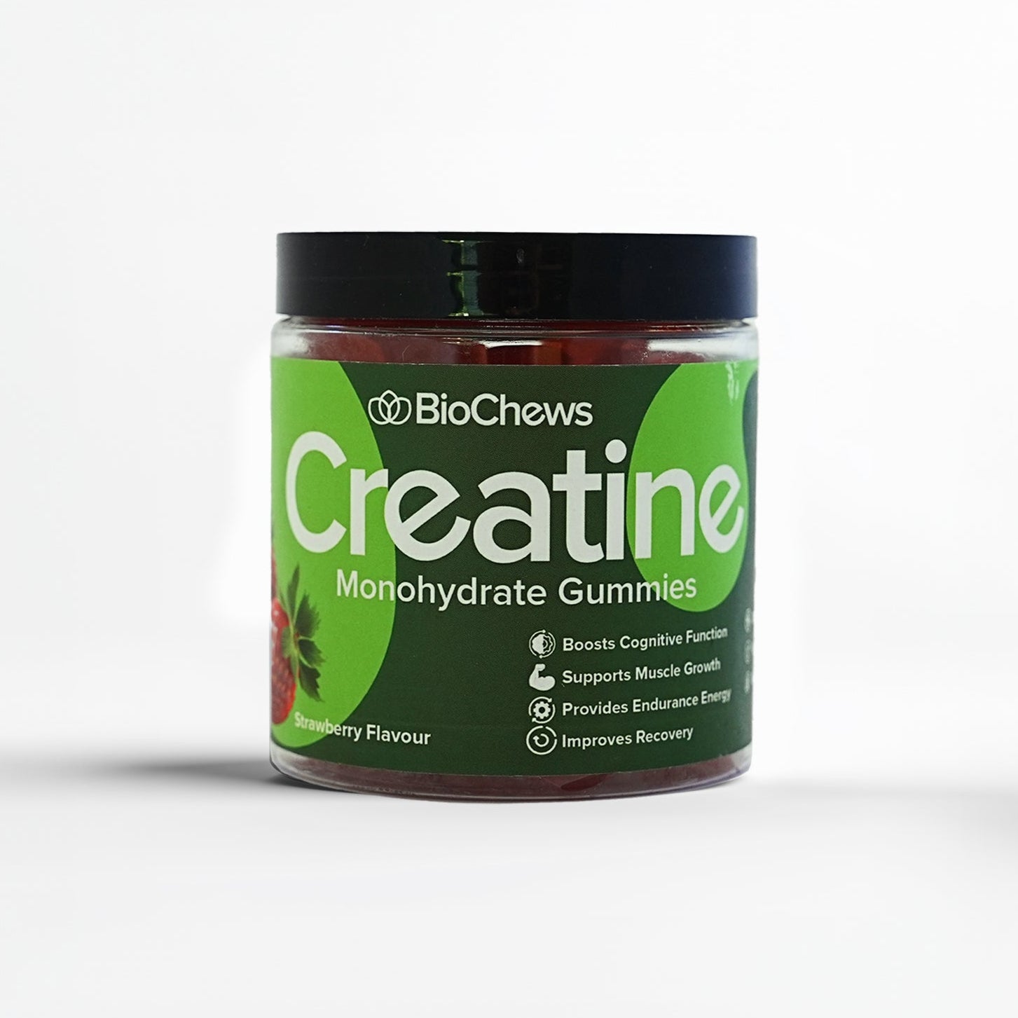 Creatine Monohydrate Gummies - 1 Month Bottle - 90 Gummies